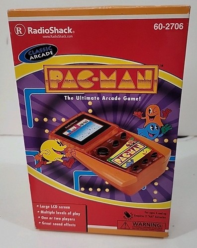 Pac man radio shack handheld - shack,